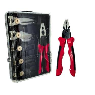 Imagem de Alicate Universal 6 Em 1 Desencapador Decapador Corte Cabos Fios Bicos Pontas Ferramenta Versátil e Prática