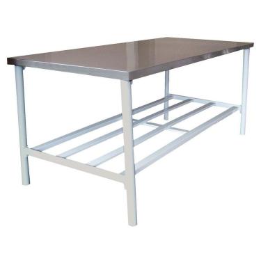 Imagem de Mesa De Manipulação Tampo Inox Metalcubas Ba 190x90 Cm