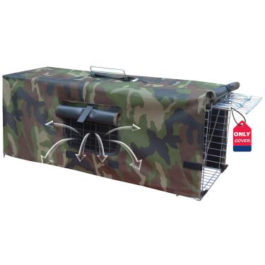 Imagem de Capa de gaiola de armadilha de animais vivos, capas de gaiola para gaiola de armadilha de animais pequenos, capas de armadilha de gato selvagem para gaiola de armadilha de animais humanos de 1 porta