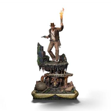 Imagem de Iron Studios Collectible Statue Indiana Jones Deluxe - Indiana Jones - Art Scale 1/10 Polystone Multicolor 15.7 inches