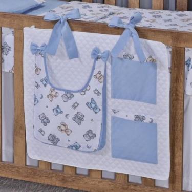 Imagem de Porta Treco e Fralda Organizador Quarto de Bebê Menino Menina 1 Peça C
