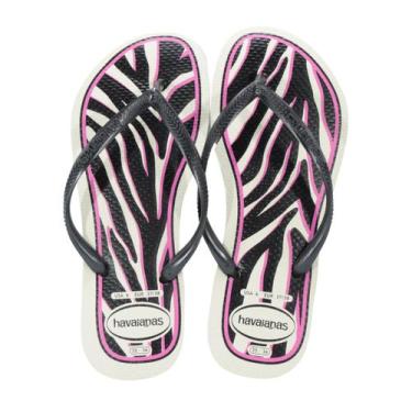 Imagem de Chinelo Havaianas Slim Animals Bege, P1, 7018 bege p, Cz, Dark me, 39/