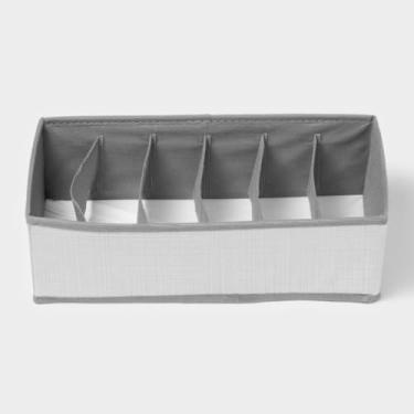 Imagem de Kit Organizadores de Gaveta Colmeia Guarda Roupas Dobrável Anti-Poeira Umidade Multiuso 34x15cm(KIT 4 PÇS)