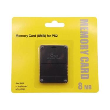 Imagem de Cartão De Expansão De Memória Preto Para PS2 8MB 64MB 128MB 256MB Sony