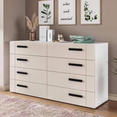 Imagem de Cômoda Organizadora 150cm com 8 Gavetas 240838 Linha Lisboa Politorno 