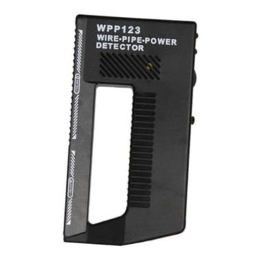 Imagem de Scanner de parede e detector de metais WPP123 – localizador de pinos de alta sensibilidade com alerta ajustável – detecta tubos, fios e pinos – ferramenta multifuncional profissional e DIY – Plástico