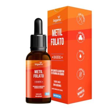 Imagem de Vitamina B9 vegan vitamin gotas, Metilfolato, sabor limão, 20mL, Biogens