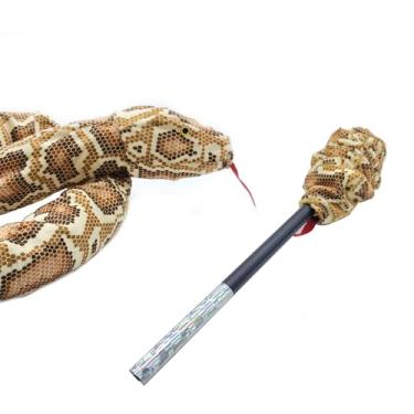Imagem de AIMOFAMAG Novelty Gag Trick,Prank Joke Magic Tricks,Cool Magic Tool Halloween Props April Fool Day Item,Appearing Snake from Wand,Fake Snake Street Funny Magician Gimmick Trick for Magic