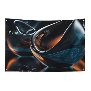 Imagem de Bandeiras de decoração de artesanato 152 x 243 cm sem desbotamento bandeira de boas-vindas bandeiras de jardim quintal decoração de casa decorativa jardim quintal banner interior exterior festa