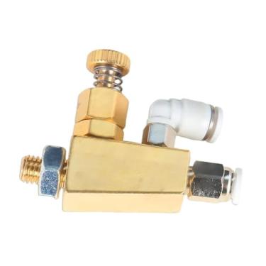 Imagem de Fenteer Bico pulverizador para máquina de colagem de bordas, bico de latão, prático, leve, de alto desempenho, acessórios para aparador de colagem de bordas, 64x47.5 Mm