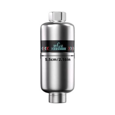 Imagem de Aquecedor De Água Em Aço Inoxidável, Filtro Frontal, Máquina De Lavar,