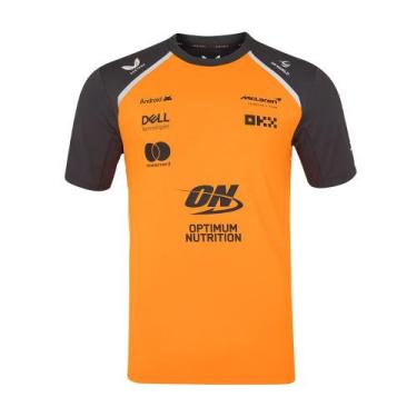 Imagem de Camiseta Oficial McLaren F1 Team 2025 Papaya - CASTORE, M, Laranja