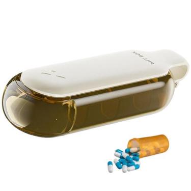 Imagem de Porta Remedio Pilula Comprimido Capsula Compartimento Divisoria Estojo