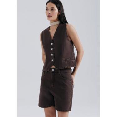 Imagem de Bermuda De Sarja Feminina Estonada Hering-Feminino