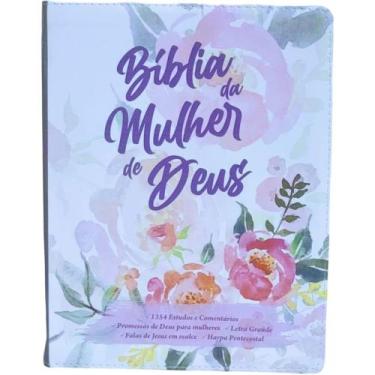 Imagem de Bíblia da Mulher de Deus - Com Estudo e Harpa Pentecostal - King's Cro