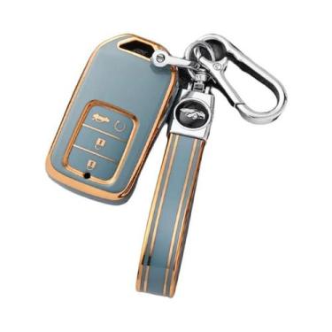 Imagem de Capa Macia De TPU Para Chave De Carro Para Honda CRV Civic Accord HRV 