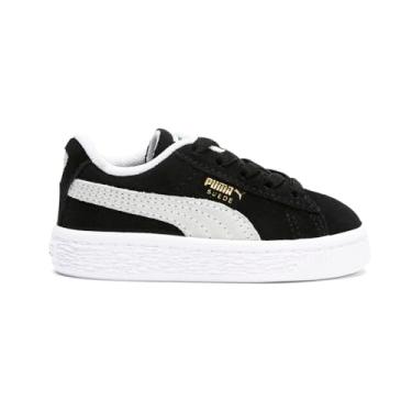 Imagem de PUMA Suede Classic XXI AC (Toddler) Black White 4 Toddler M