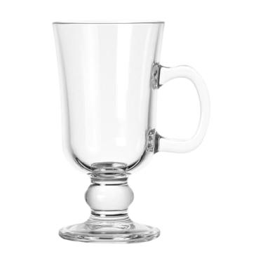 Imagem de AFXGUSD Caneca de Café Irlandês Transparente para PC, Copo de Café Multiuso Transparente para Café Expresso, Copo para Cappuccino, Bebida com Leite, Café, 200ml