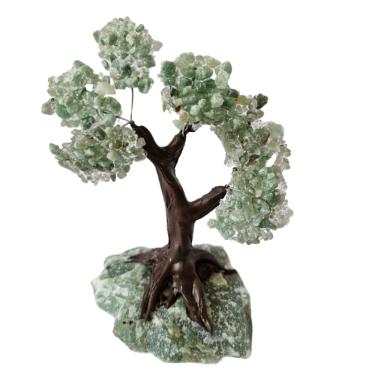 Imagem de Árvore de Pedra Quartzo Verde Presente e Decoração