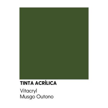 Imagem de Tinta Semibrilho Premium Verdes - Vitacryl, Musgo de Outono, 3,6 lts