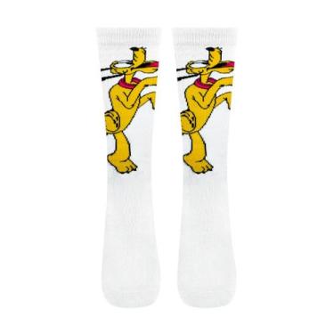 Imagem de Meia Infantil Personagens Disney Cano Longo Trifil Conforto Algodão, B