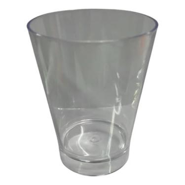 Imagem de Kit 120 Copos Acrílico 200ml Rubizinho – Ideais para Aniversários e Eventos (Cristal)