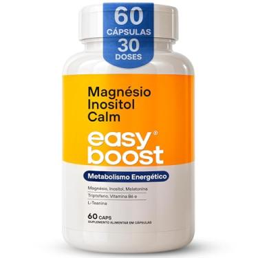 Imagem de Magnésio Inositol Calm Easy Boost 60 Caps | Triptofano, Teanina, B6