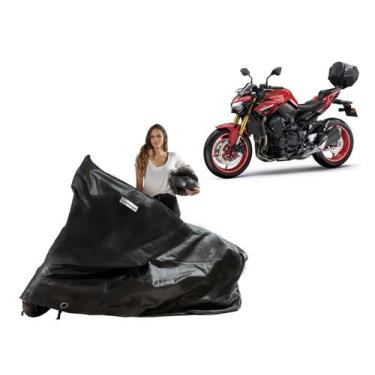 Imagem de Capa Protetora Moto Kawasaki Z900 com Baú - Kahawai, Preto