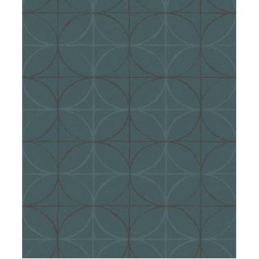 Imagem de Papel de parede importado Edantex TNT coleção Avalon 155 azul-esverdea