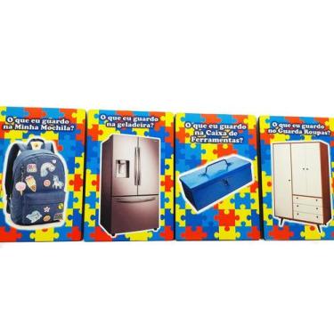 Imagem de Jogo Cognitivo Organização Pessoal Desenvolvimento Autista - Coleção T