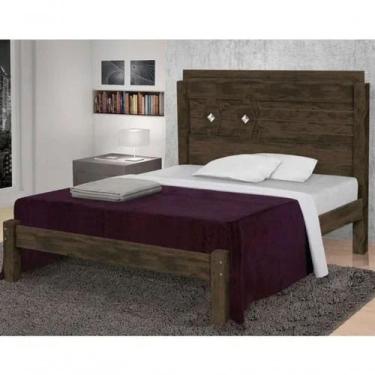 Imagem de Cama Casal Extensível Livia 100% Mdf E Estrado 100% Madeira Carmolar N