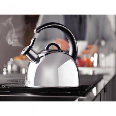 Imagem de Chaleira Tramontina Com Apito 3,3 Litros Em Aço Inox Com Cabo Preto