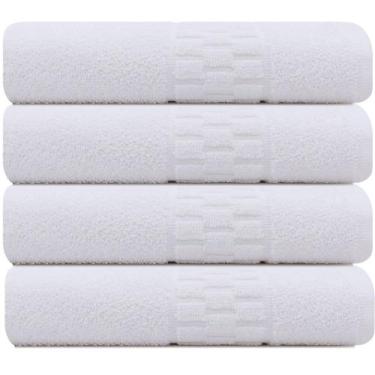 Imagem de Kit 4 Toalhas Rosto Profissional para Salão de Beleza SPA Hotel Academ
