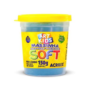 Imagem de Massa de modelar Soft 150g Azul 109 Acrilex