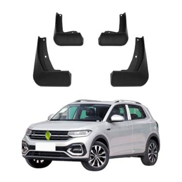 Imagem de 4 Pces Para-Lamas para Automóveis, Protetor de Lama Resistente do Respingo Plástico de Proteção Reforçada compatível com VW T-Cross 2018 2019 2020 2021 2022 2023