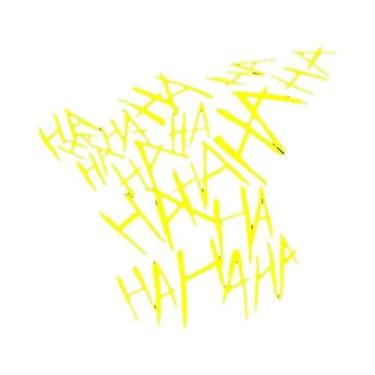 Imagem de Adesivos Refletivos Impermeáveis Joker Hahaha Para Capacete De Carro E