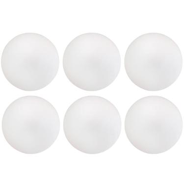 Imagem de Kit 06 Assentos Redondo Banqueta Cadeira Estofados Poltronas H02 Corino Branco 25 cm - Lyam Decor