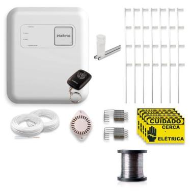 Imagem de Kit Cerca Elétrica Intelbras Haste M 90 Metros de Muro