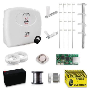 Imagem de Kit Cerca Elétrica JFL Haste Estrela 4 Isoladores 90 M por App Celular