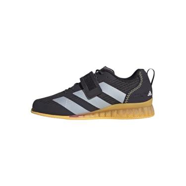 Imagem de adidas Tênis adulto unissex Adipower Weightlifting 3 Cross Trainer, Aurora preto/zero metálico/faísca, 16