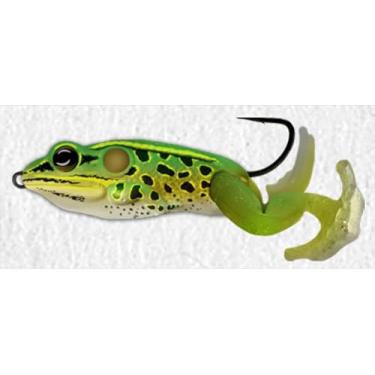 Imagem de LIVE TARGET Isca The Ultimate Frog Popper 5 cm, 10 g, Verde/Amarelo