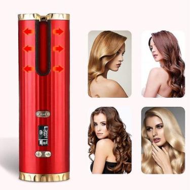 Imagem de Ferros de frisar ferro modelador de cabelo automático sem fio ferro de