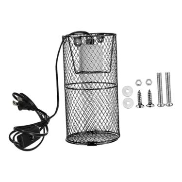 Imagem de Generic Capa de luz de aquecimento para répteis, lâmpada de proteção não incluída, gaiola de luz de aquecimento para tartaruga, dragão barbudo e