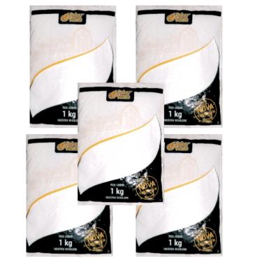 Imagem de Bicarbonato de Amônio ou  Sal Amoníaco ou Amônia  5 Pacotes de 1 Kg  Sabor Verde (Total 5 kg)