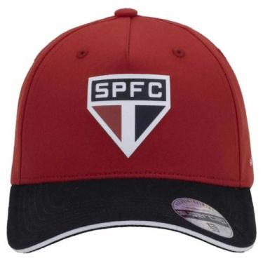 Imagem de Boné Super Cap São Paulo Bordado Unissex Vermelho, Vermelho, UN