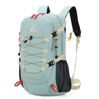 Imagem de Mochila de caminhada Beash 40L impermeável com capa de chuva - verde -