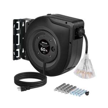 Imagem de Carretel de cabo de extensão WILAWELS 18m Heavy Duty 15A Triple Tap