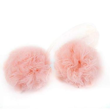 Imagem de HEEPDD Decoração de Cama de Bola de Flor, Cama de bebê Rede de bebê Pendurar Acessórios de Berço de Flor de Decoração de Parede para Crianças Nan Nan (Rosa)