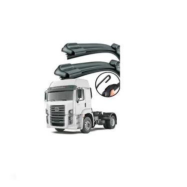 Imagem de Par Palhetas Automotiva Limpadores Para-brisa Caminhão Constellation 2