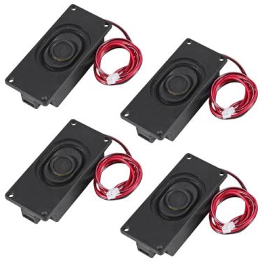 Imagem de 4 alto-falantes de 3 watts 8 Ohm mini alto-falante 8ohm 3w microalto-falante para Arduino com interface JST-PH2.0 para pequenos projetos eletrônicos, máquinas de publicidade, monitores de TV LCD